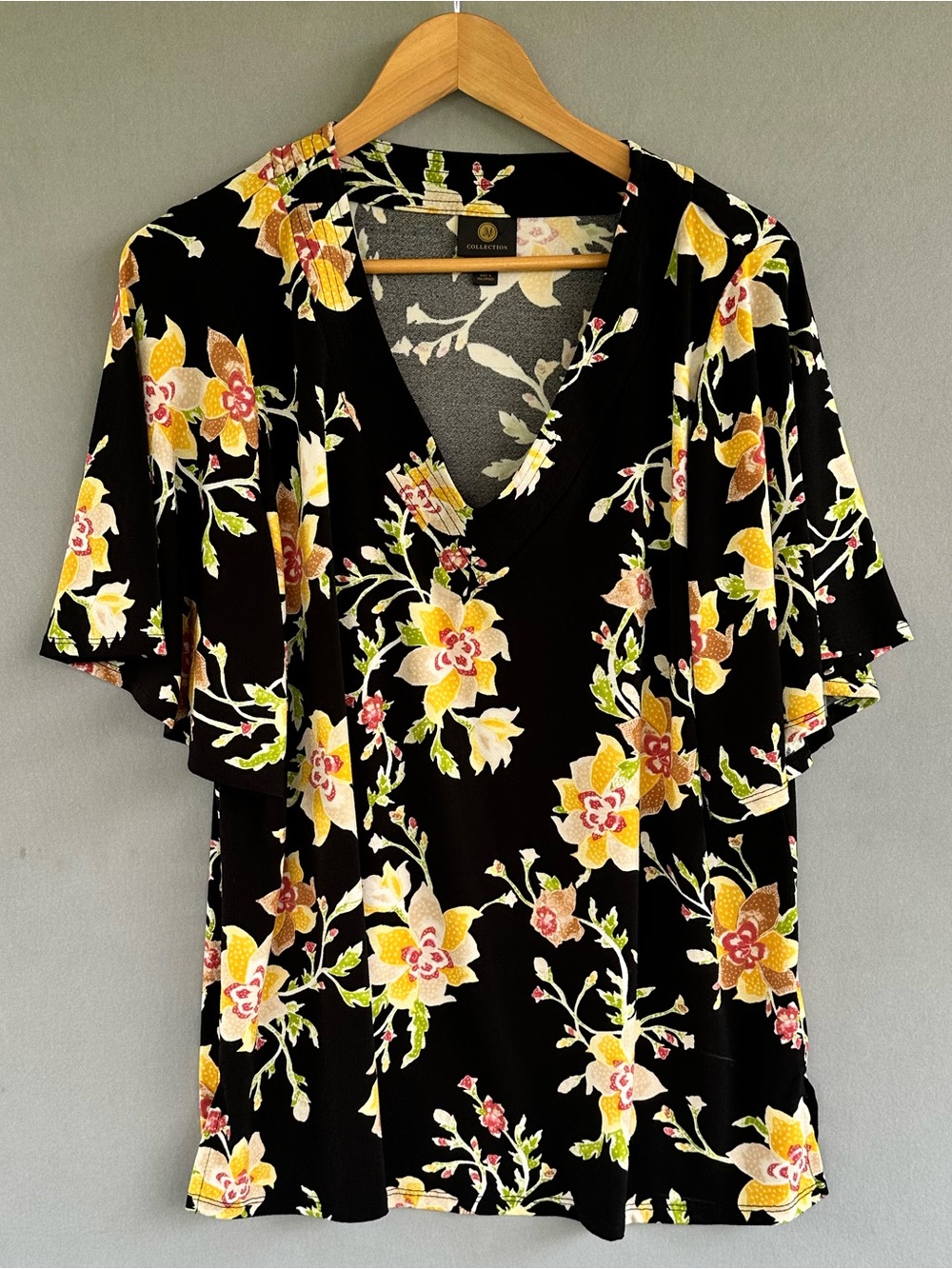 🎉5 for $45🎉 JM Collection top blouse shirt size 1X - Picture 3 of 9